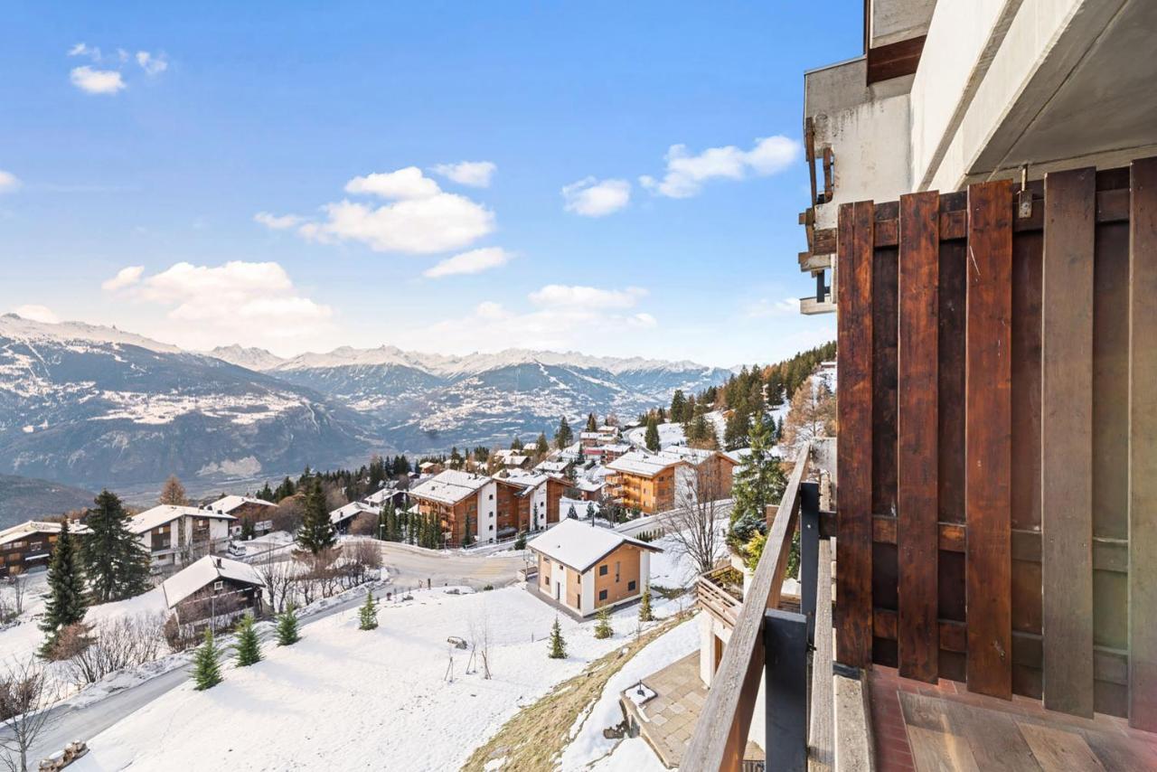 Chaleureux Studio A Anzere, Accessible A Ski, Proche De Tout Экстерьер фото